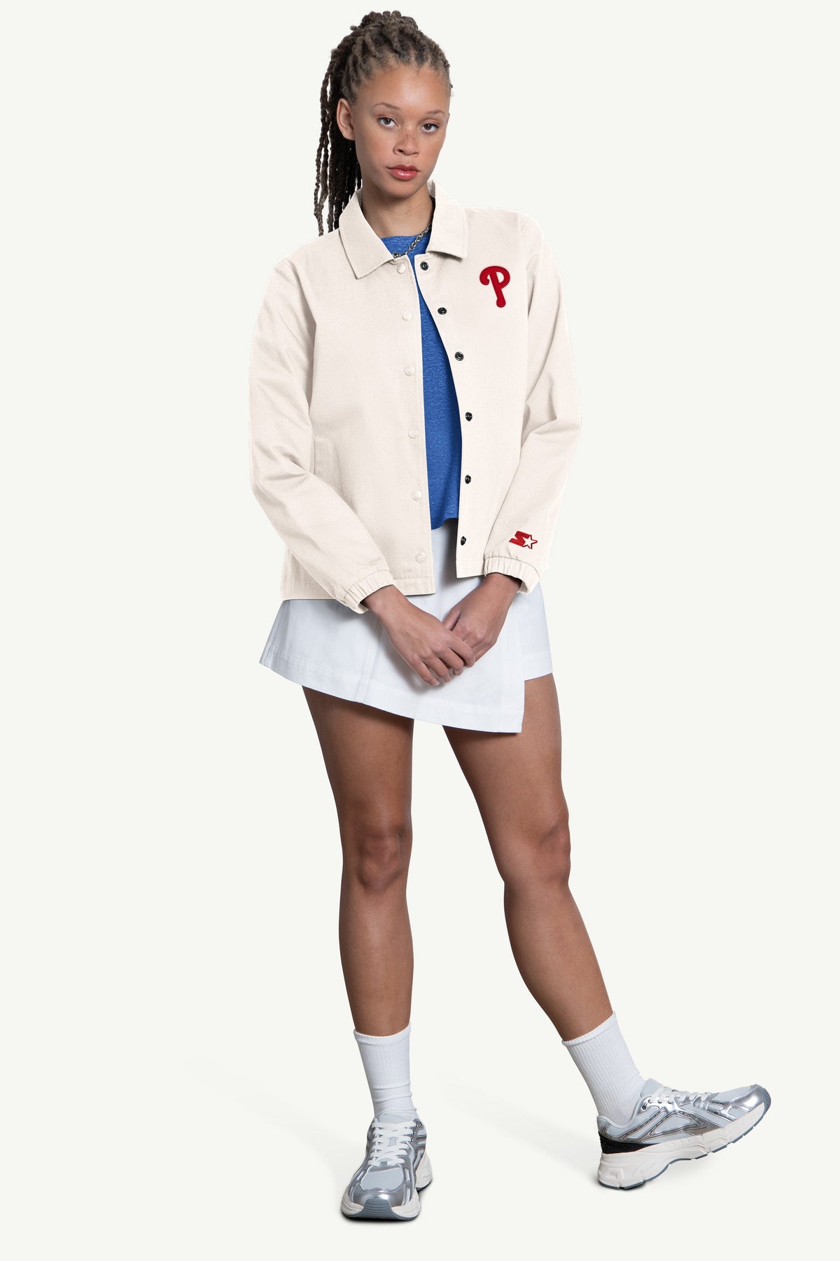 WOMENS PHILADELPHIA PHILLIES COACHES JACKET - Multi