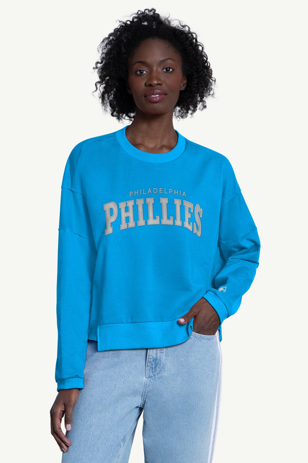 WOMENS PHILADELPHIA PHILLIES CREW NECK SWEATSHIRT - Multi