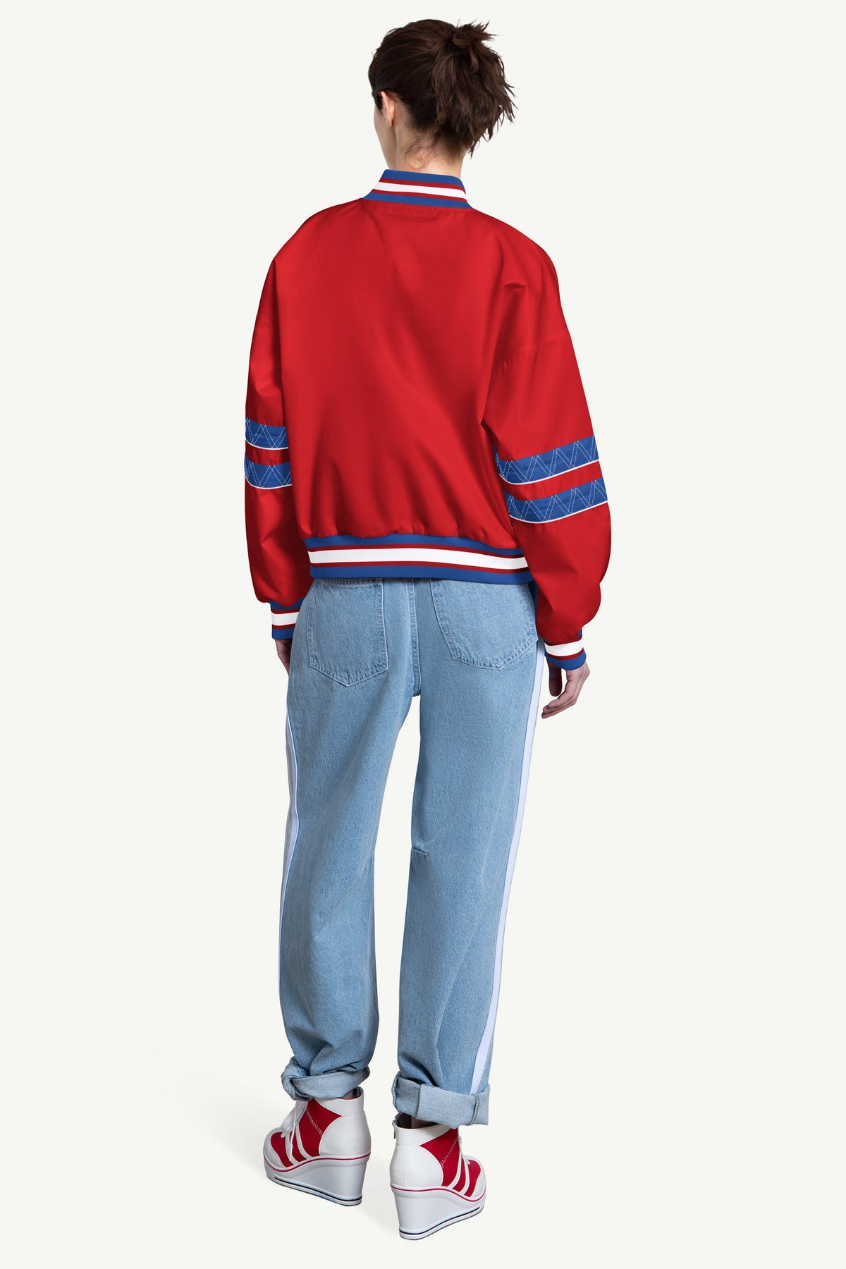 WOMENS PHILADELPHIA PHILLIES INTERCEPTION VARSITY JACKET - Multi