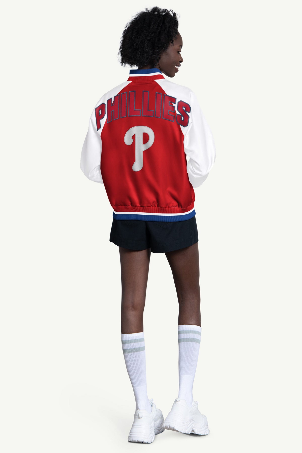 WOMENS PHILADELPHIA PHILLIES BLITZ VARSITY JACKET - Multi