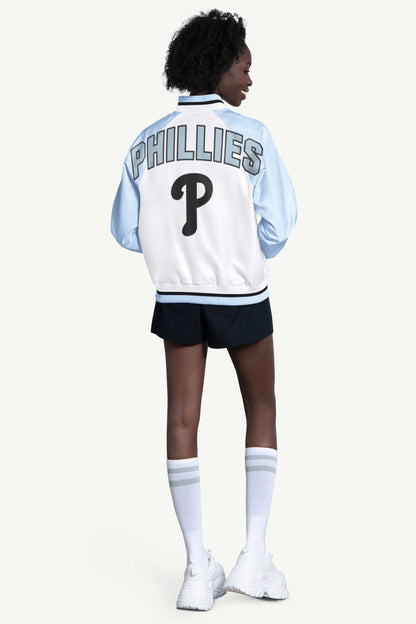 WOMENS PHILADELPHIA PHILLIES BLITZ VARSITY JACKET - Multi