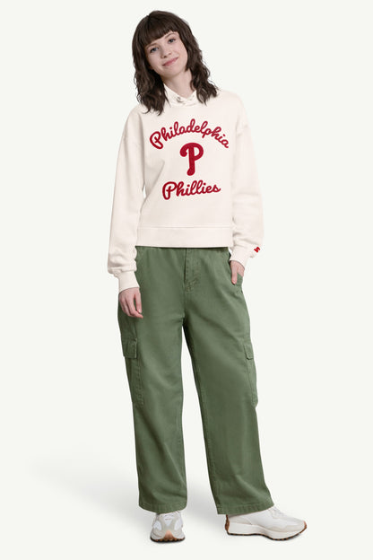 WOMENS PHILADELPHIA PHILLIES BASELINE HOODIE - Multi