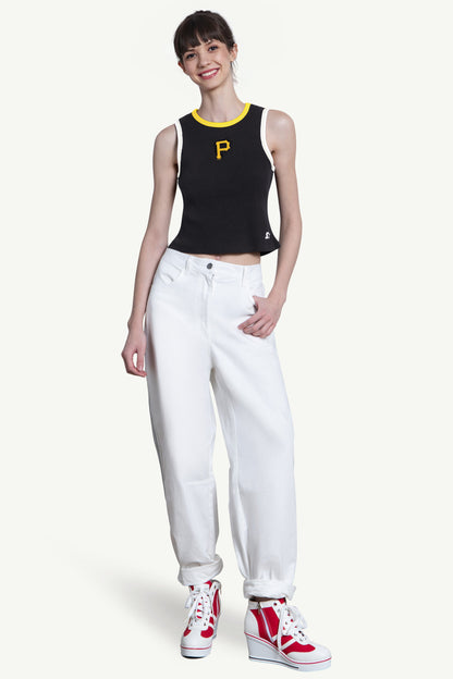 WOMENS PITTSBURGH PIRATES PLAY THE BALL CROP TANK - Multi