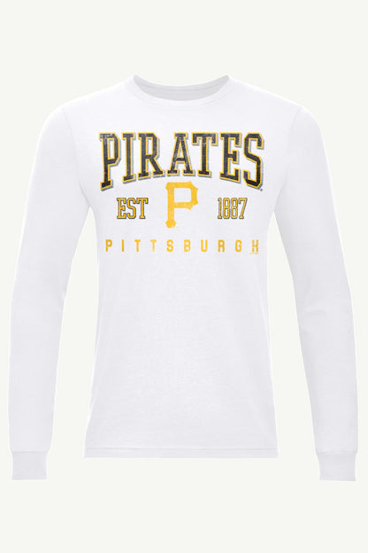 MENS PITTSBURGH PIRATES RETRO T SHIRT - White