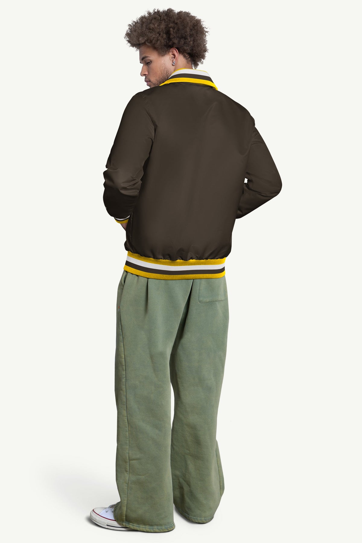 MENS SAN DIEGO PADRES CAPTAIN VARSITY JACKET - Multi