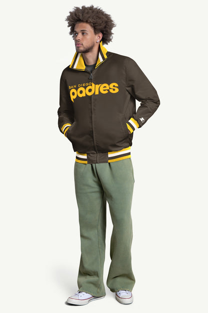 MENS SAN DIEGO PADRES CAPTAIN VARSITY JACKET - Multi
