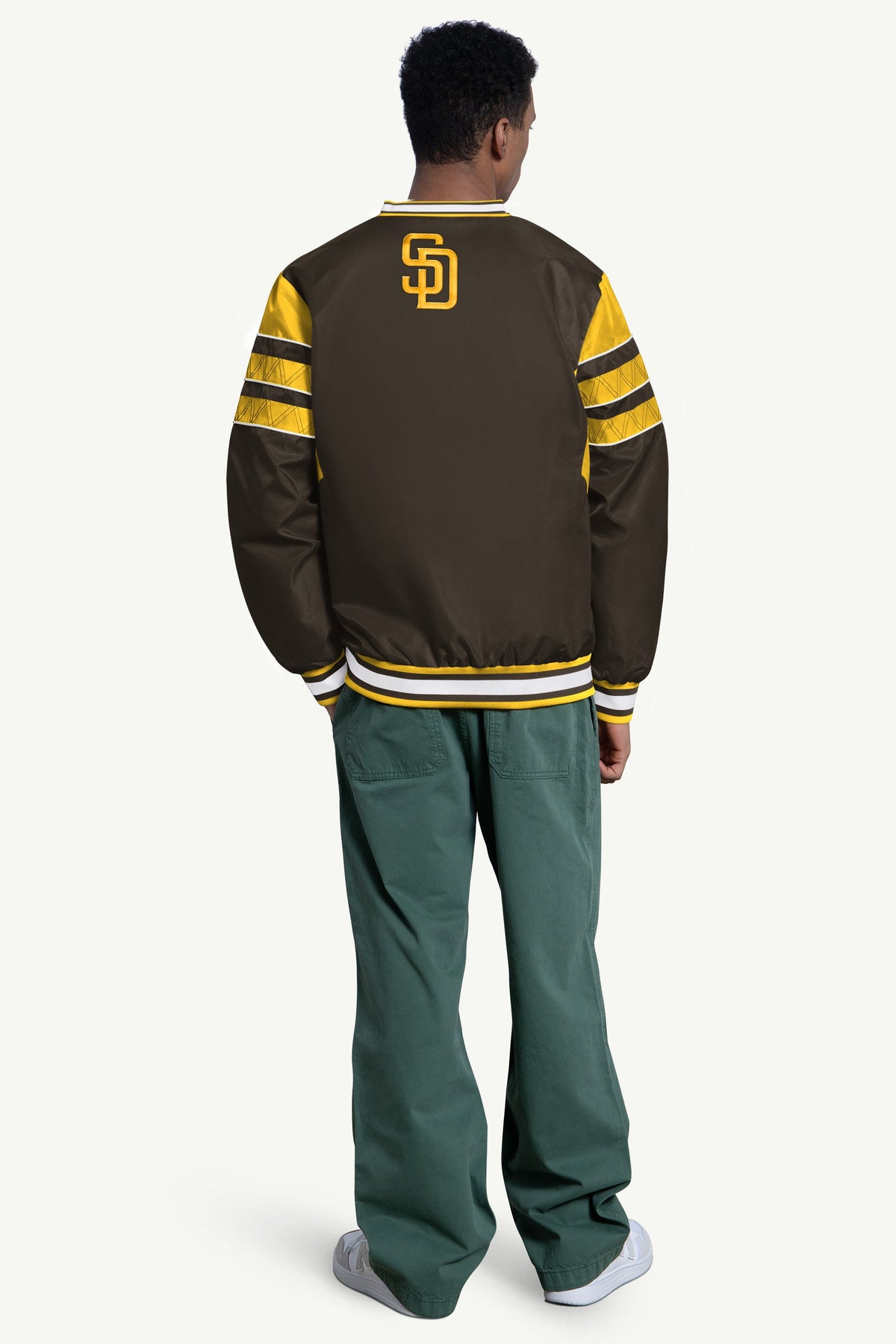 MENS SAN DIEGO PADRES ENFORCER V-NECK PULLOVER JACKET - Multi