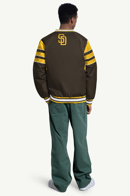 MENS SAN DIEGO PADRES ENFORCER V-NECK PULLOVER JACKET - Multi