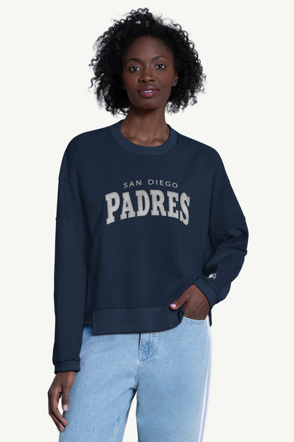 WOMENS SAN DIEGO PADRES CREW NECK SWEATSHIRT - Multi
