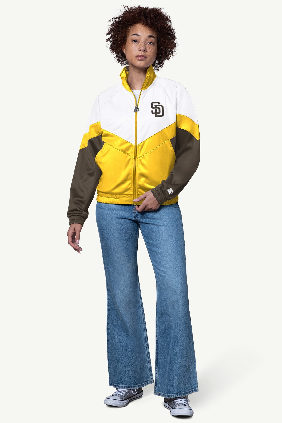 WOMENS SAN DIEGO PADRES TEAMWORK TRACK JACKET - Starter