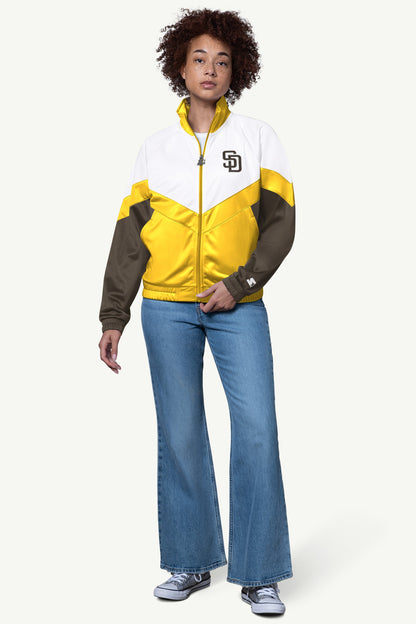 WOMENS SAN DIEGO PADRES TEAMWORK TRACK JACKET - Starter