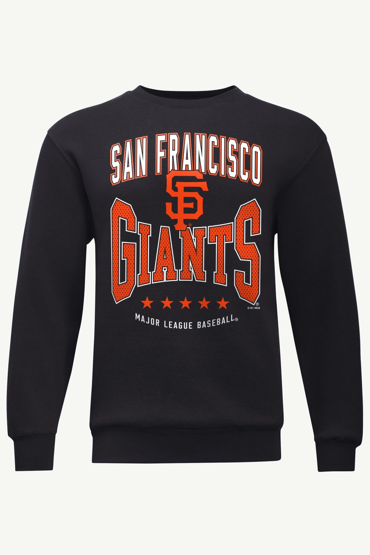 MENS SAN FRANCISCO GIANTS CENTER SQUEEZE SWEATSHIRT - Black