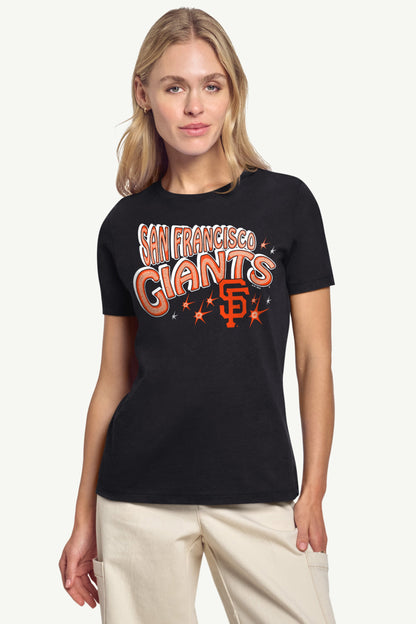 WOMENS SAN FRANCISCO GIANTS FIREWORKS T SHIRT - Black