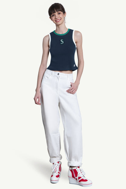 WOMENS SEATTLE MARINERS PLAY THE BALL CROP TANK - Multi