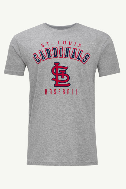 MENS ST LOUIS CARDINALS GRAPHIC T SHIRT - Heather Grey