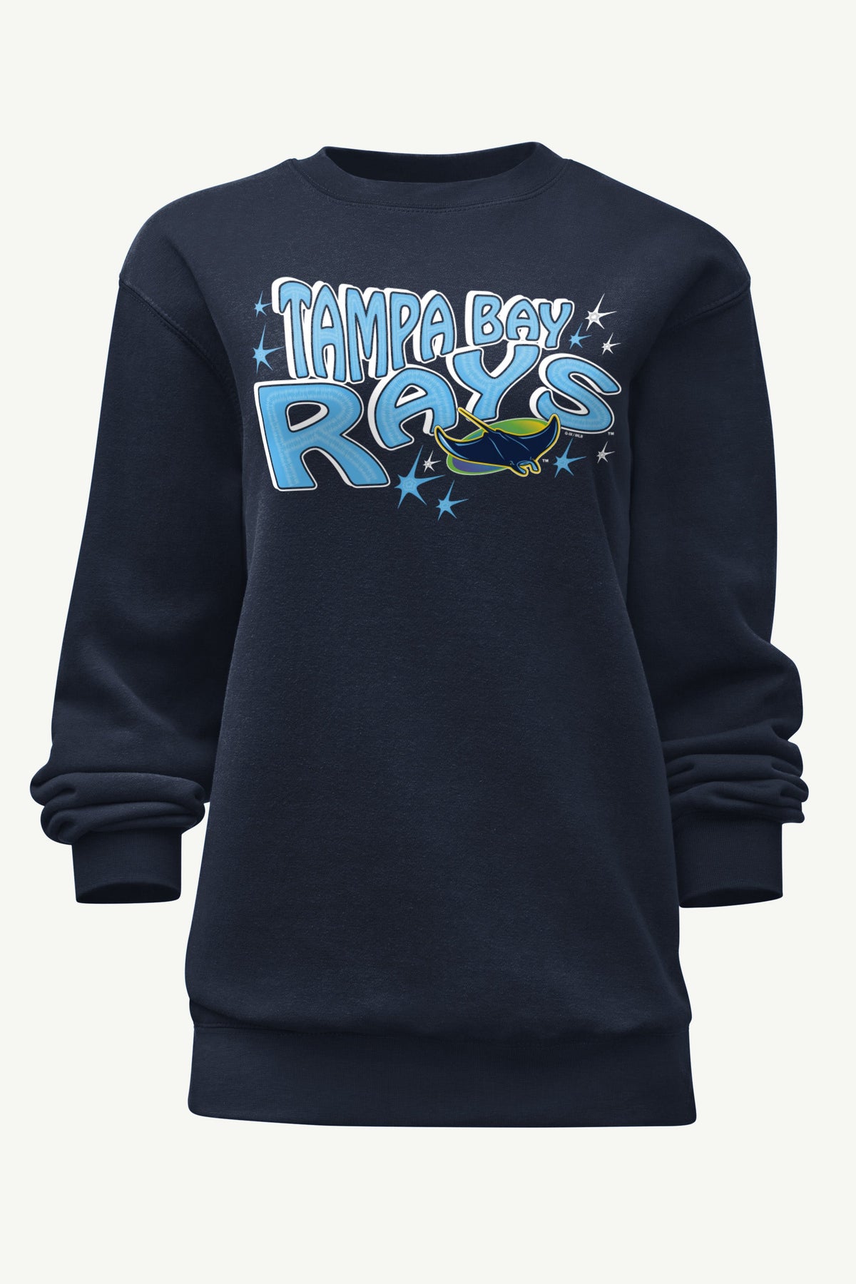 WOMENS TAMPA BAY RAYS FIREWORKS SWEATSHIRT - Navy