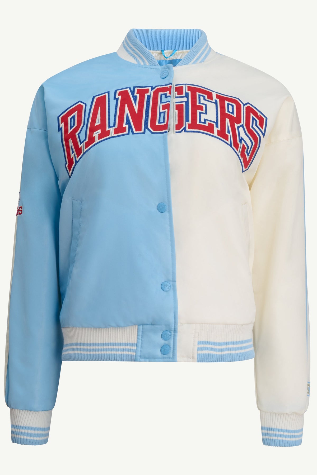 WOMENS TEXAS RANGERS SATIN VARSITY JACKET - Starter