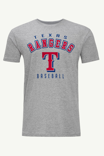 MENS TEXAS RANGERS GRAPHIC T SHIRT - Heather Grey