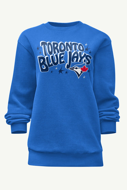 WOMENS TORONTO BLUE JAYS FIREWORKS SWEATSHIRT - Royal