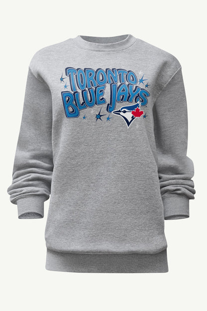 WOMENS TORONTO BLUE JAYS FIREWORKS SWEATSHIRT - Heather Grey