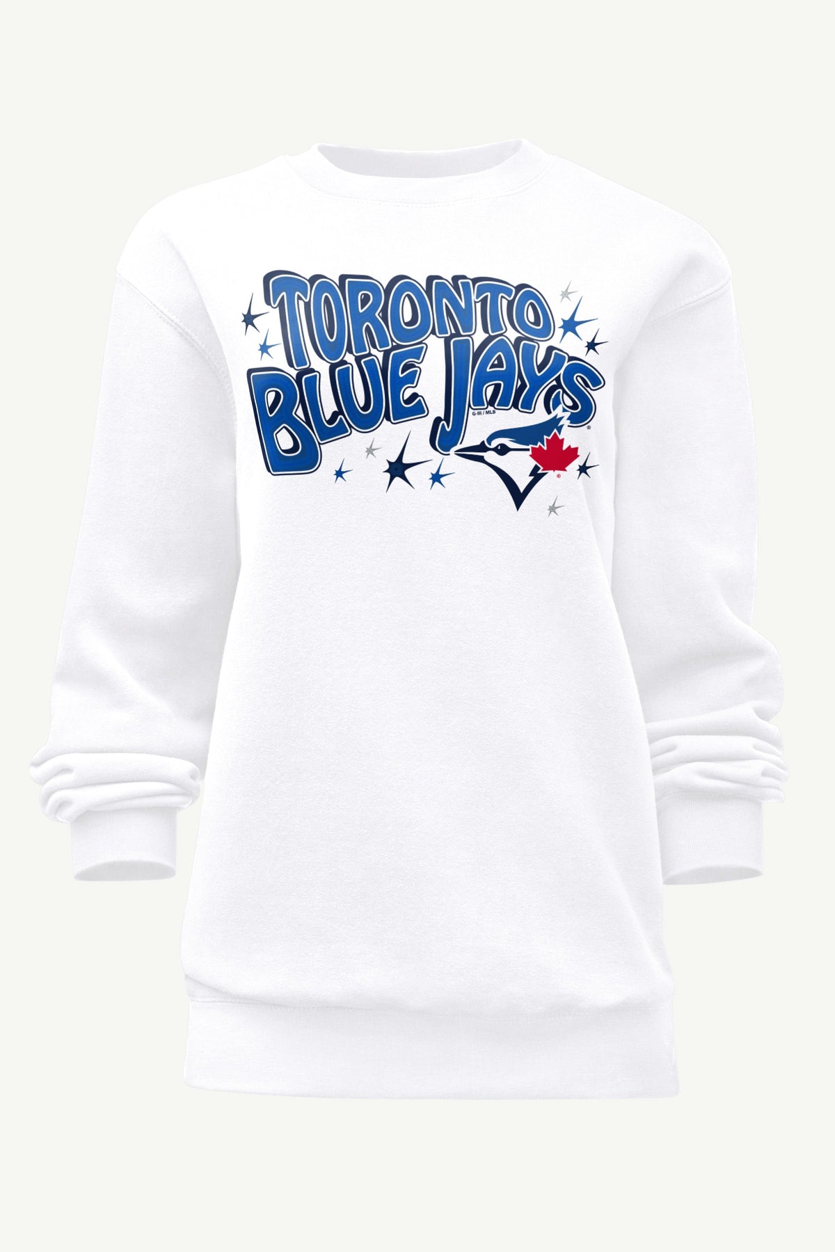 WOMENS TORONTO BLUE JAYS FIREWORKS SWEATSHIRT - White
