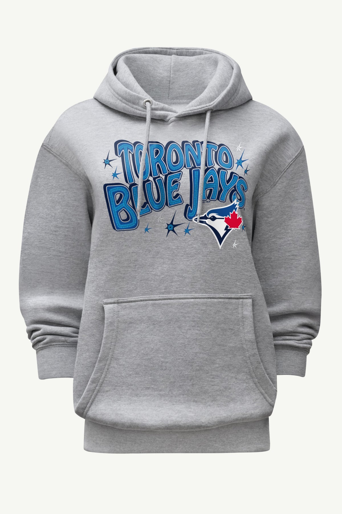 WOMENS TORONTO BLUE JAYS FIREWORKS HOODIE - Heather Grey