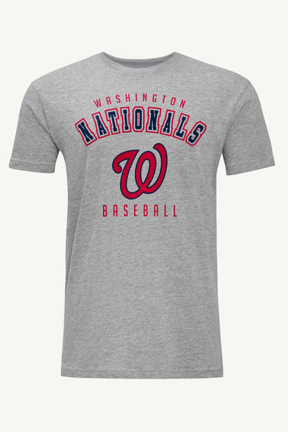 MENS WASHINGTON NATIONALS GRAPHIC T SHIRT - Heather Grey