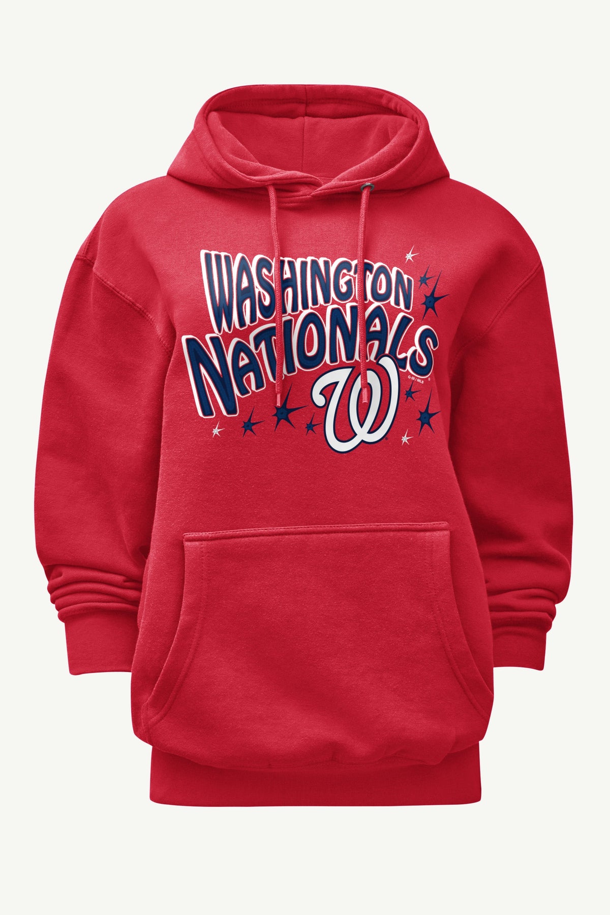 WOMENS WASHINGTON NATIONALS FIREWORKS HOODIE - Red