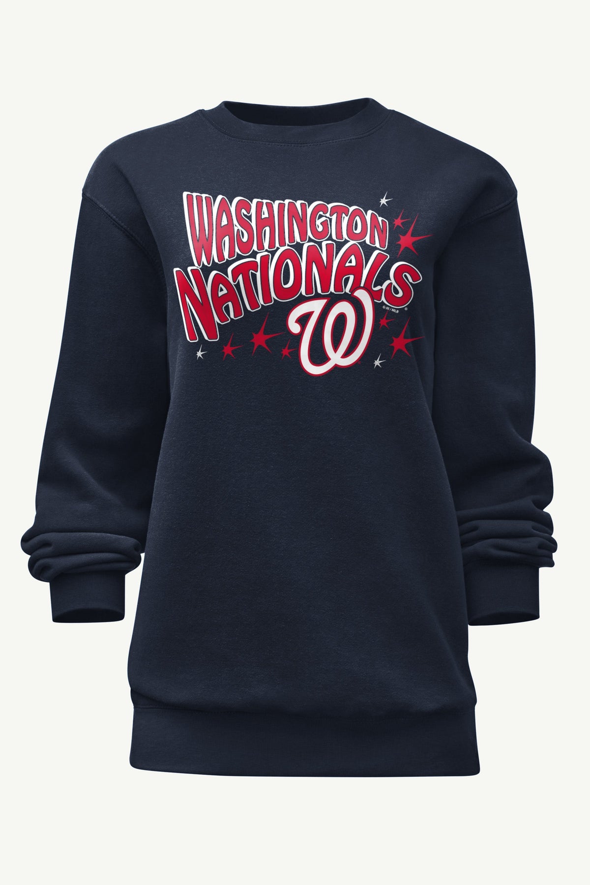 WOMENS WASHINGTON NATIONALS FIREWORKS SWEATSHIRT - Navy