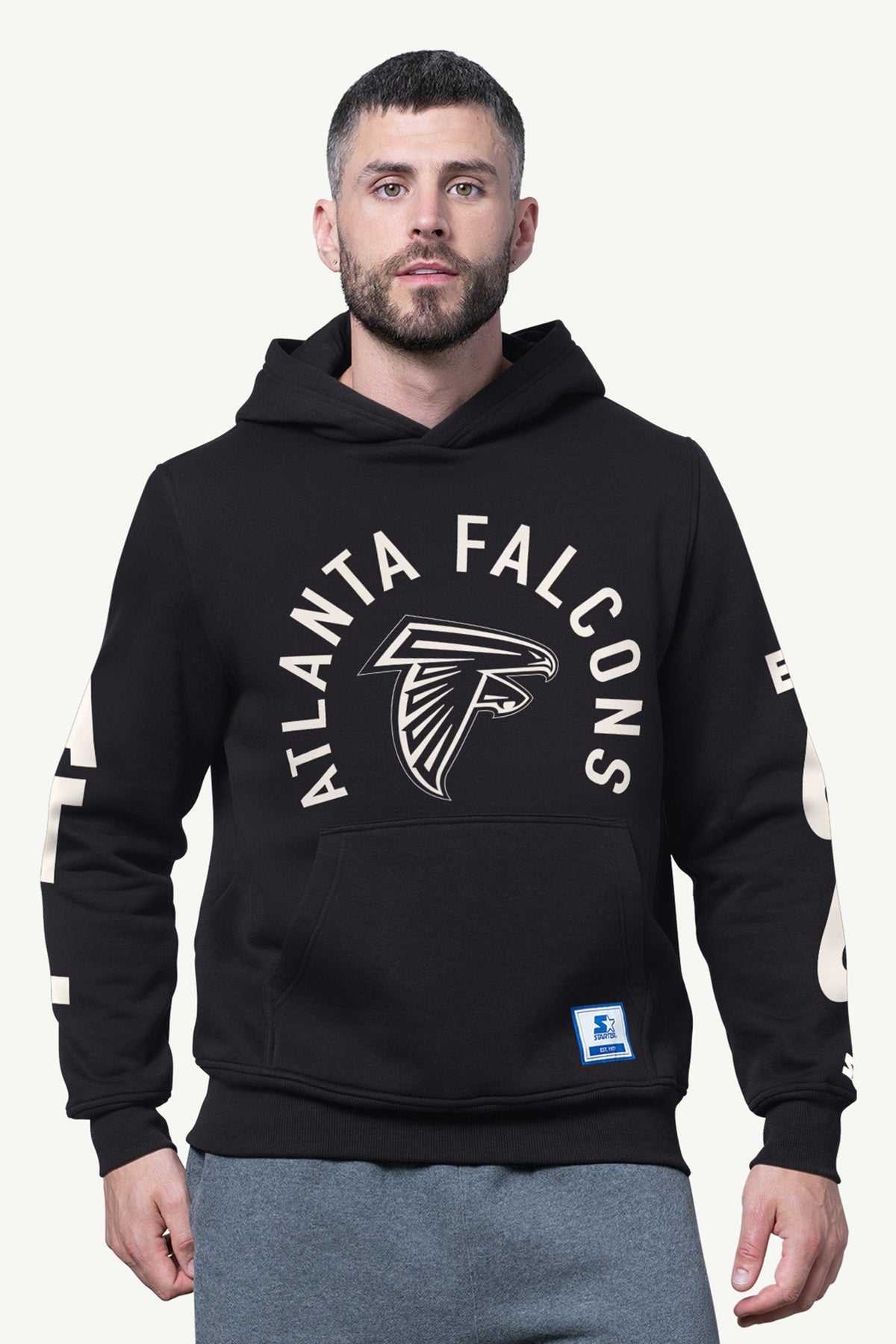 MENS ATLANTA FALCONS HANDOFF FLEECE HOODIE - Starter