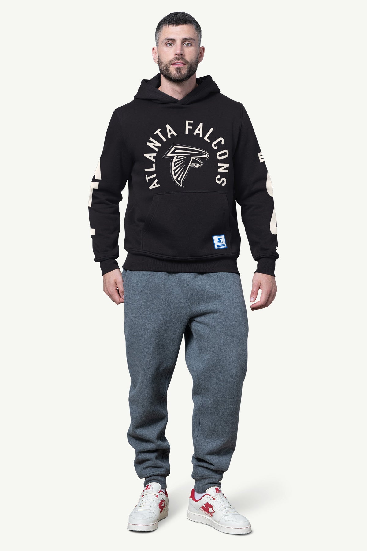 MENS ATLANTA FALCONS HANDOFF FLEECE HOODIE - Starter