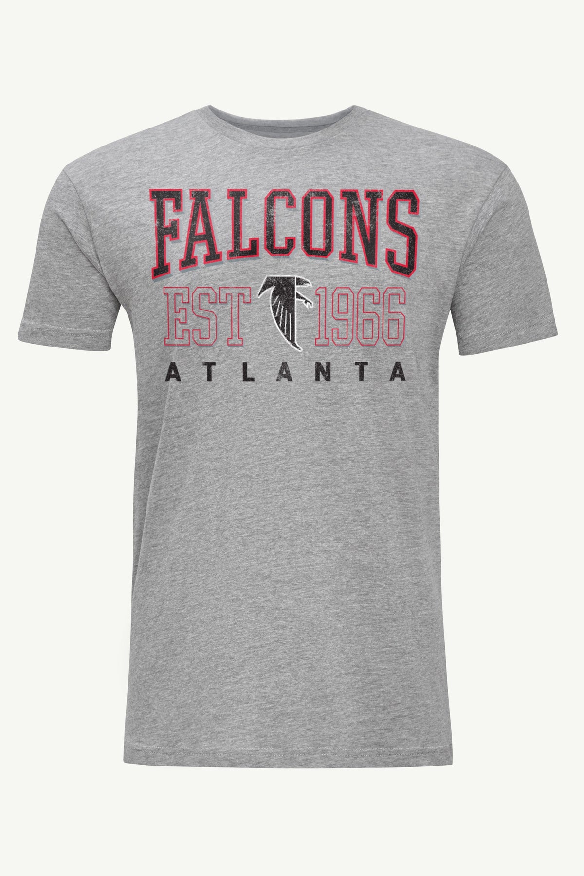 MENS ATLANTA FALCONS RETRO T SHIRT - Heather Grey