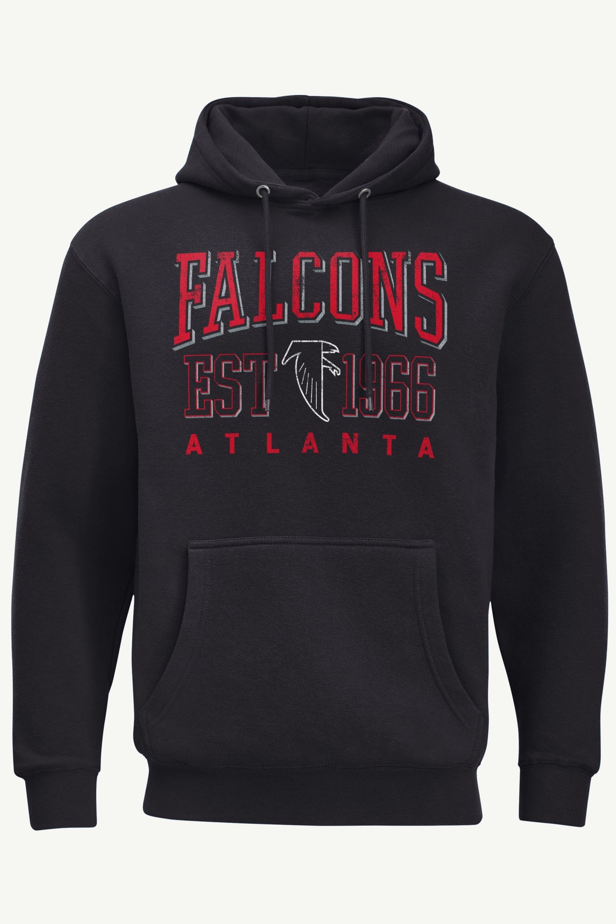 MENS ATLANTA FALCONS RETRO HOODIE - Black