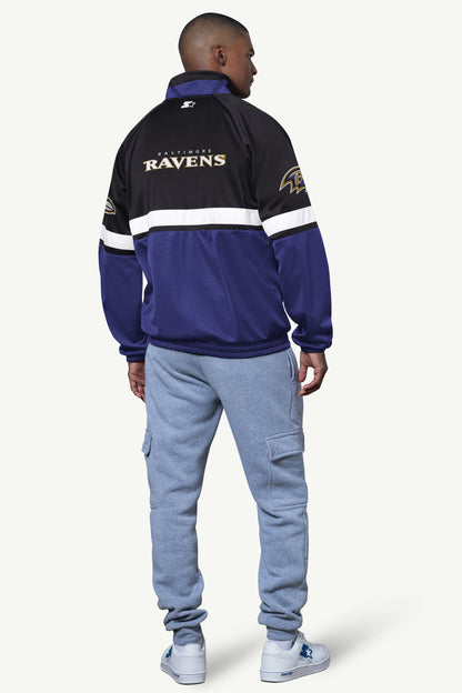 MENS BALTIMORE RAVENS VETERAN TRACK JACKET - Starter