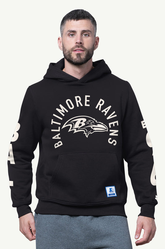 MENS BALTIMORE RAVENS HANDOFF FLEECE HOODIE - Starter