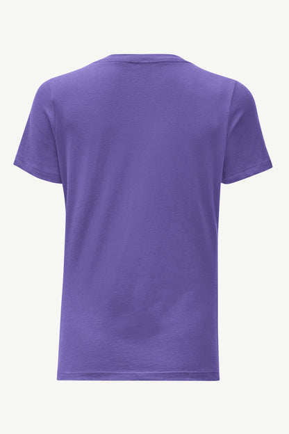 WOMENS BALTIMORE RAVENS COLOR SHADING V-NECK T SHIRT - Purple