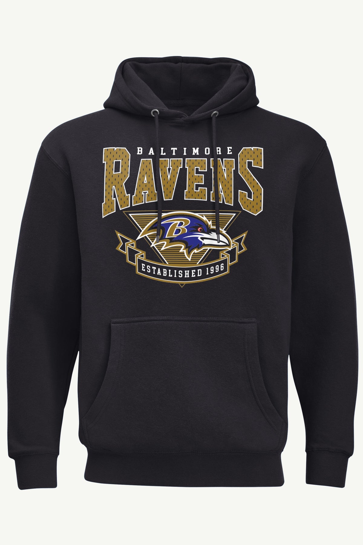 MENS BALTIMORE RAVENS 80's INSPIRED HOODIE - Black