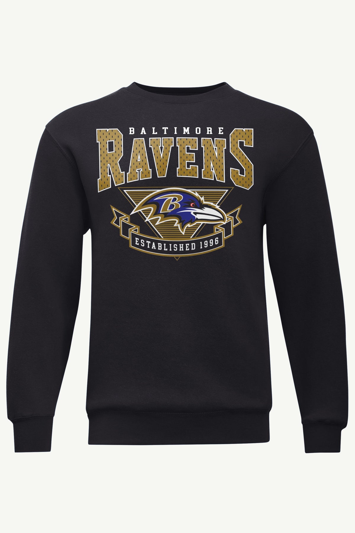 MENS BALTIMORE RAVENS 80's INSPIRED SWEATSHIRT - Black