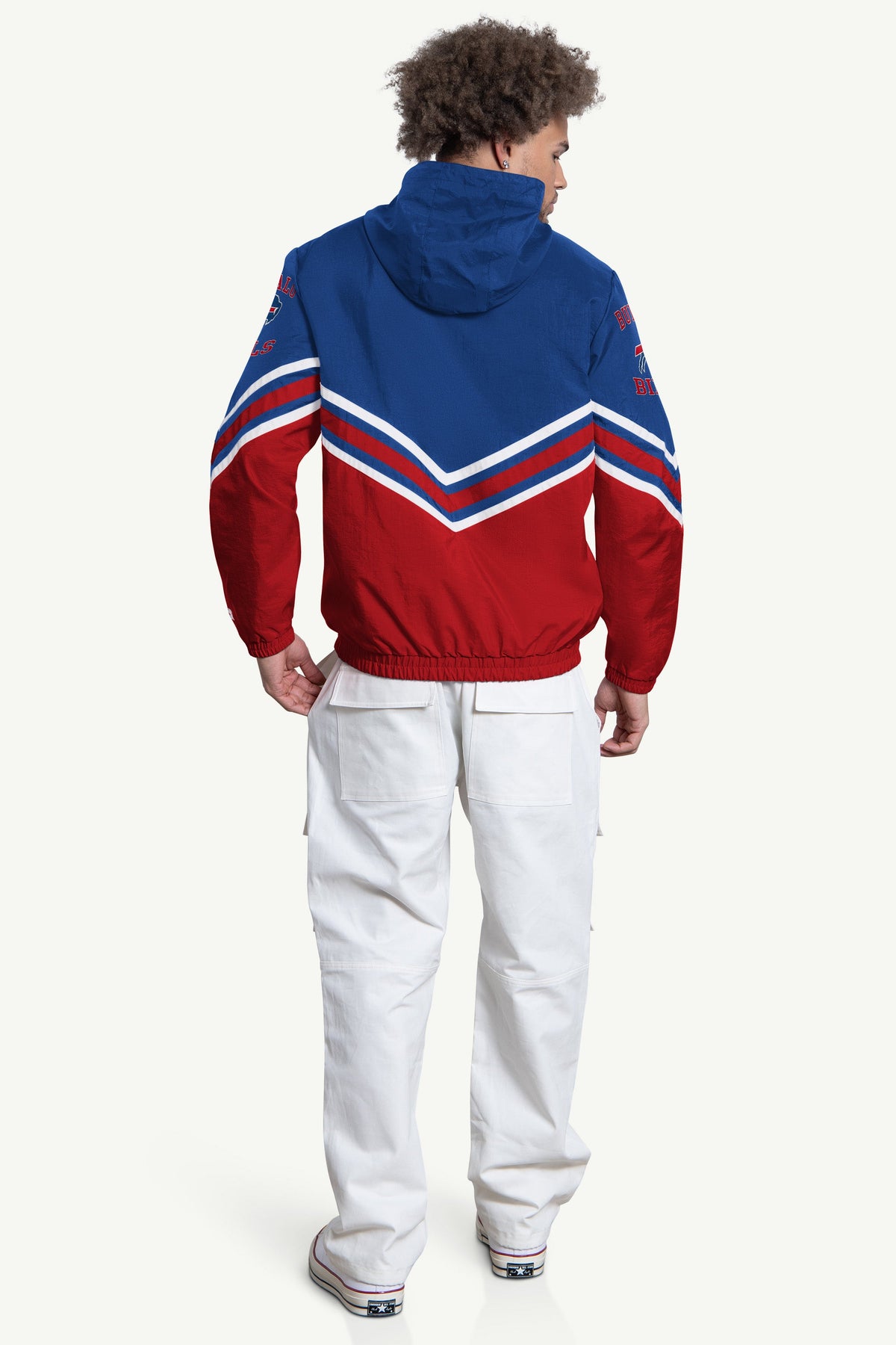 MENS BUFFALO BILLS  FAIR  FAIR PLAY HALF ZIP HOODED PULLOVER - Multi