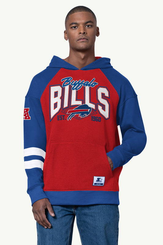 MENS BUFFALO BILLS INTERCEPTION COLORBLOCK HOODIE - Starter