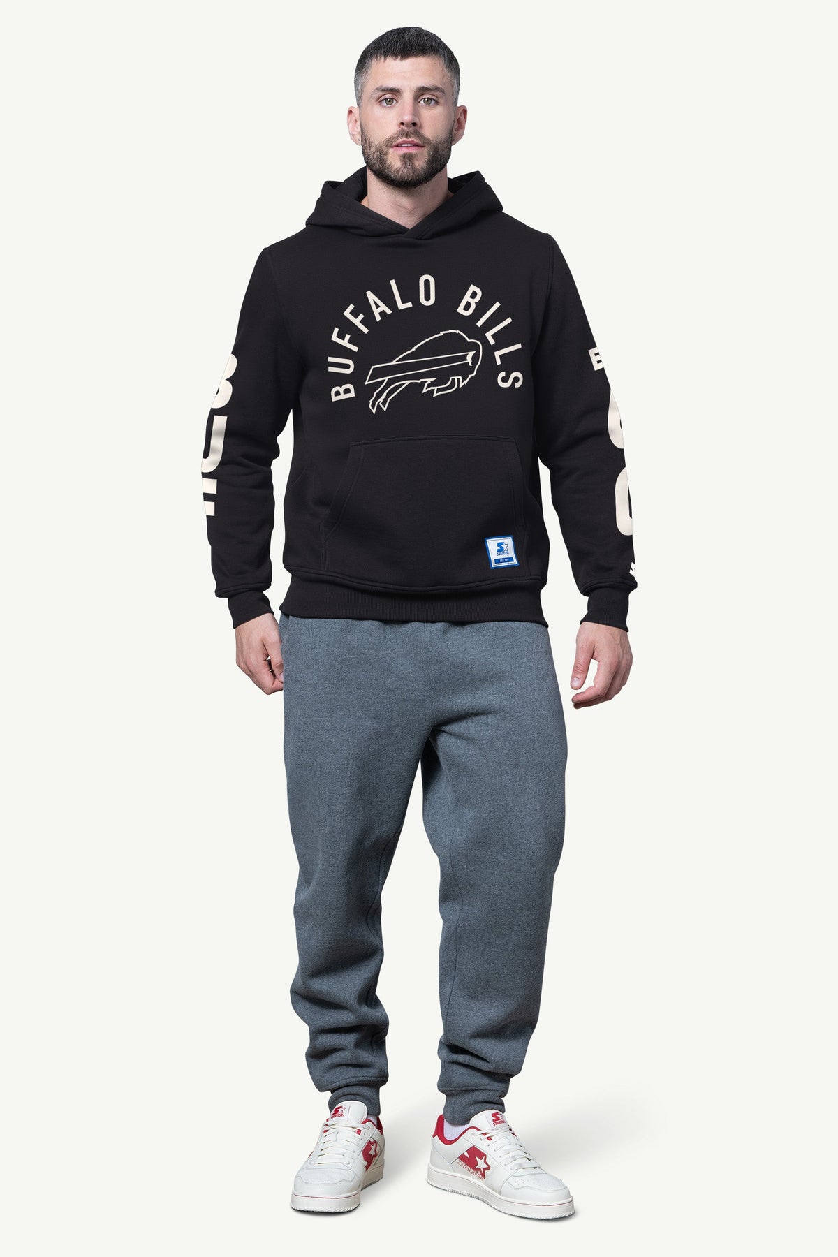 MENS BUFFALO BILLS HANDOFF FLEECE HOODIE - Starter