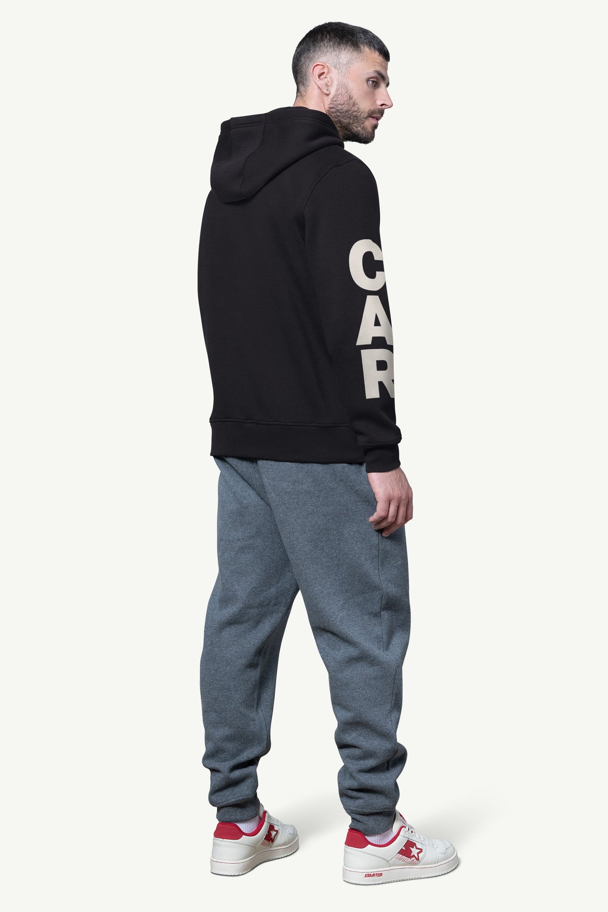 MENS CAROLINA PANTHERS HANDOFF FLEECE HOODIE - Starter