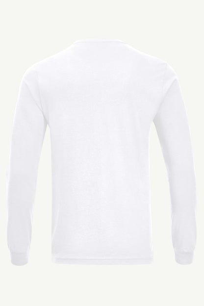 MENS CAROLINA PANTHERS MESH LOOK LONG SLEEVE T SHIRT - White
