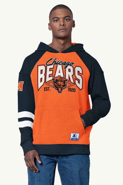 MENS CHICAGO BEARS INTERCEPTION COLORBLOCK HOODIE - Starter