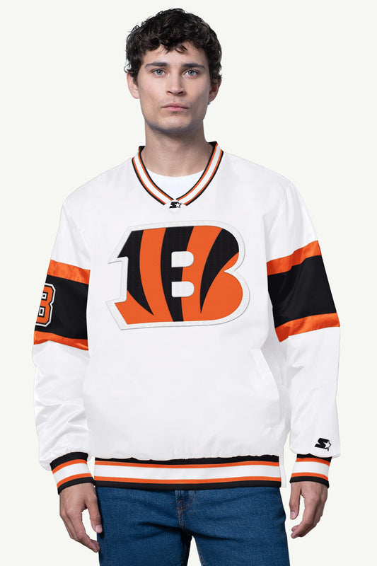 MENS CINCINNATI BENGALS SIGNAL COLLAR PULLOVER - Starter