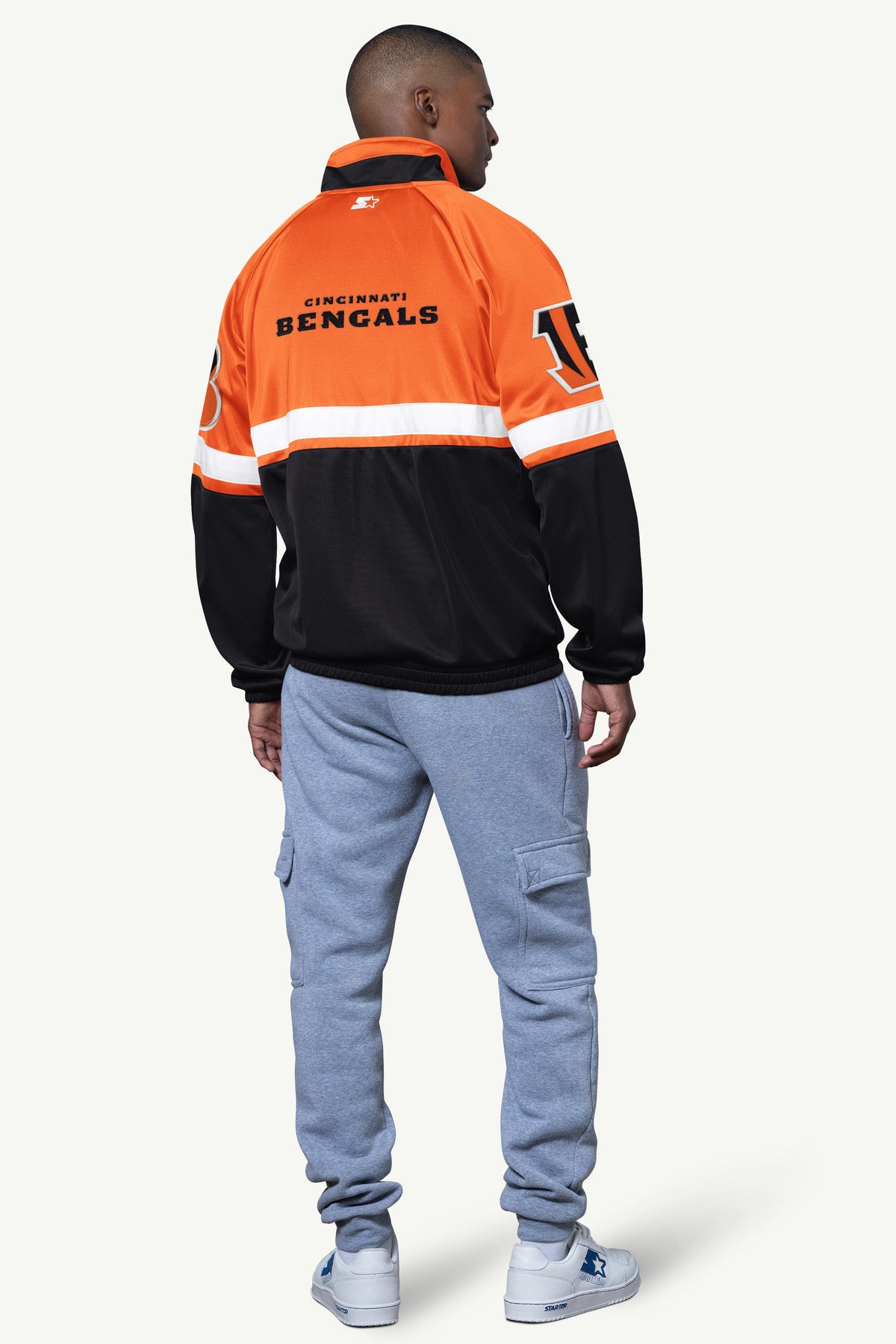 MENS CINCINNATI BENGALS VETERAN TRACK JACKET - Starter