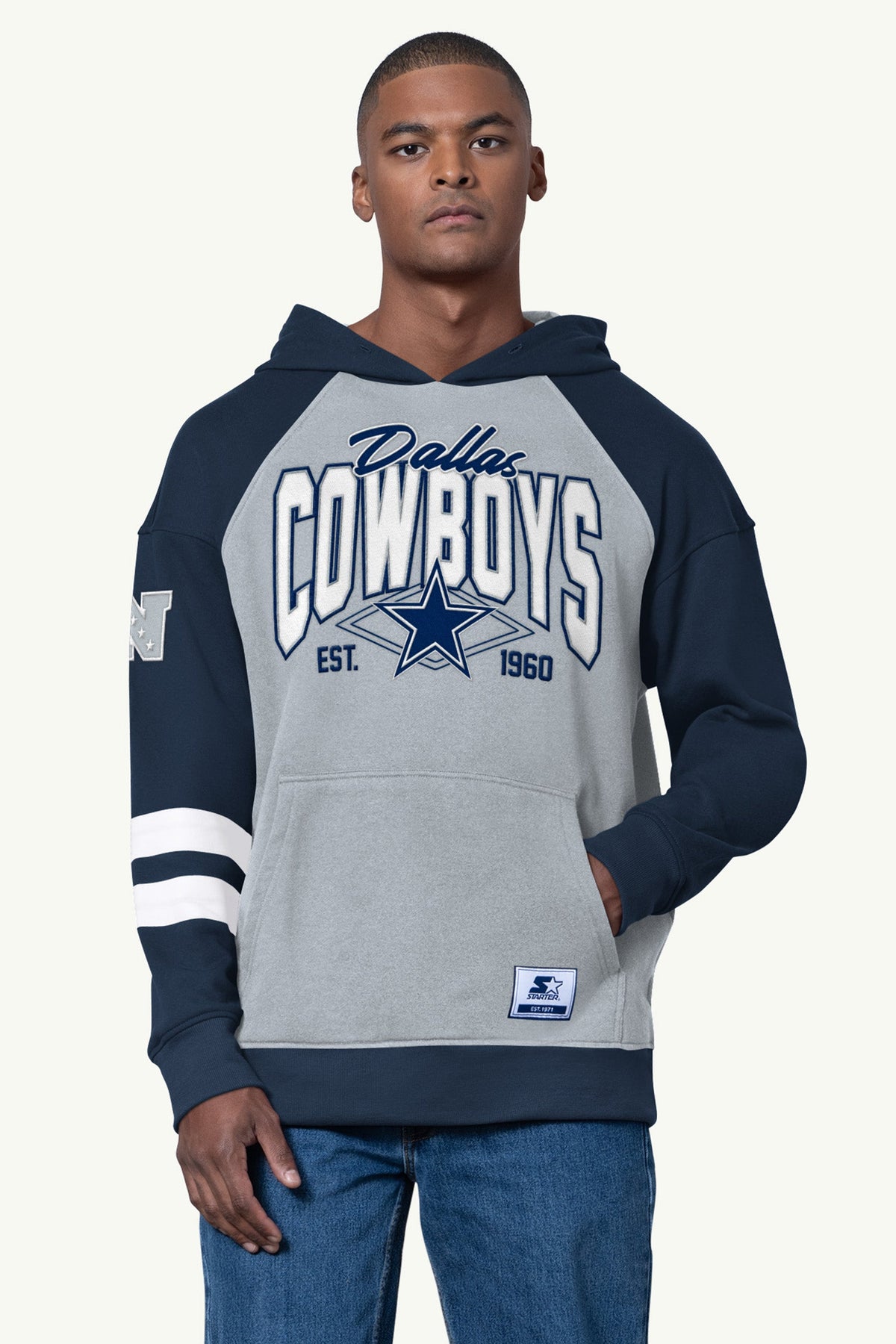 MENS DALLAS COWBOYS INTERCEPTION COLORBLOCK HOODIE - Starter