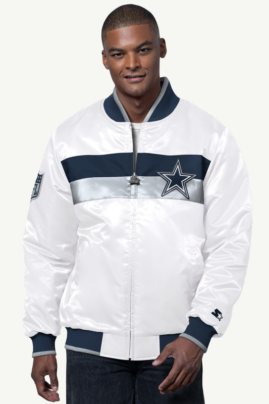 MENS DALLAS COWBOYS AMBASSADOR SATIN VARSITY - Starter