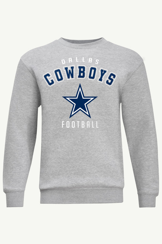 MENS DALLAS COWBOYS SWEATSHIRT - Heather Grey