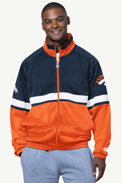 MENS DENVER BRONCOS VETERAN TRACK JACKET - Starter